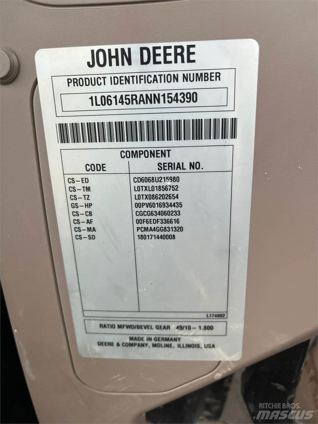 John Deere 6r145 Tractors