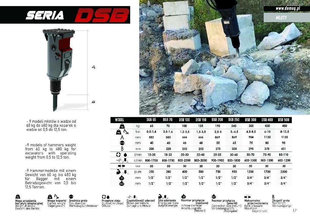  DEMOQ DSB300 Hammers / Breakers