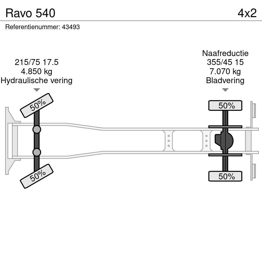 Ravo 540 Sweeper trucks