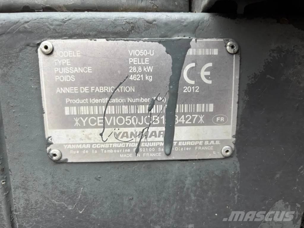 Yanmar VIO50-U Mini excavators < 7t (Mini diggers)