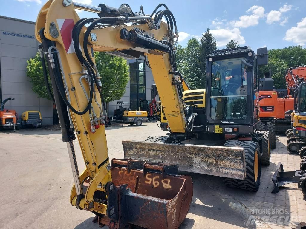 Yanmar B 95 W Wheeled excavators