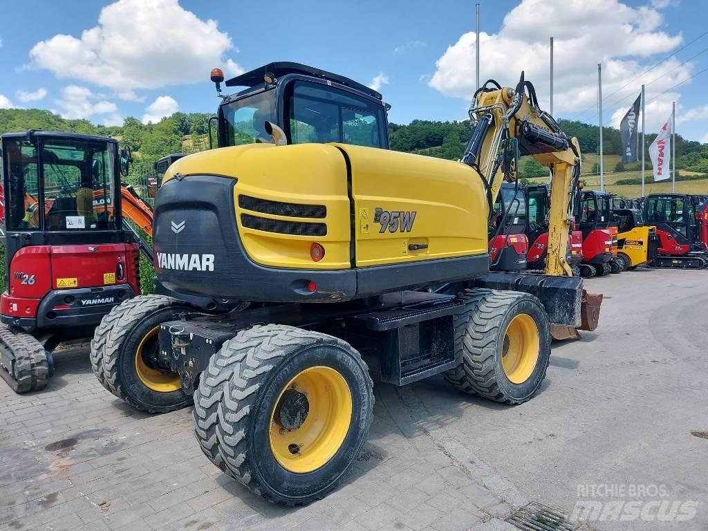 Yanmar B 95 W Wheeled excavators