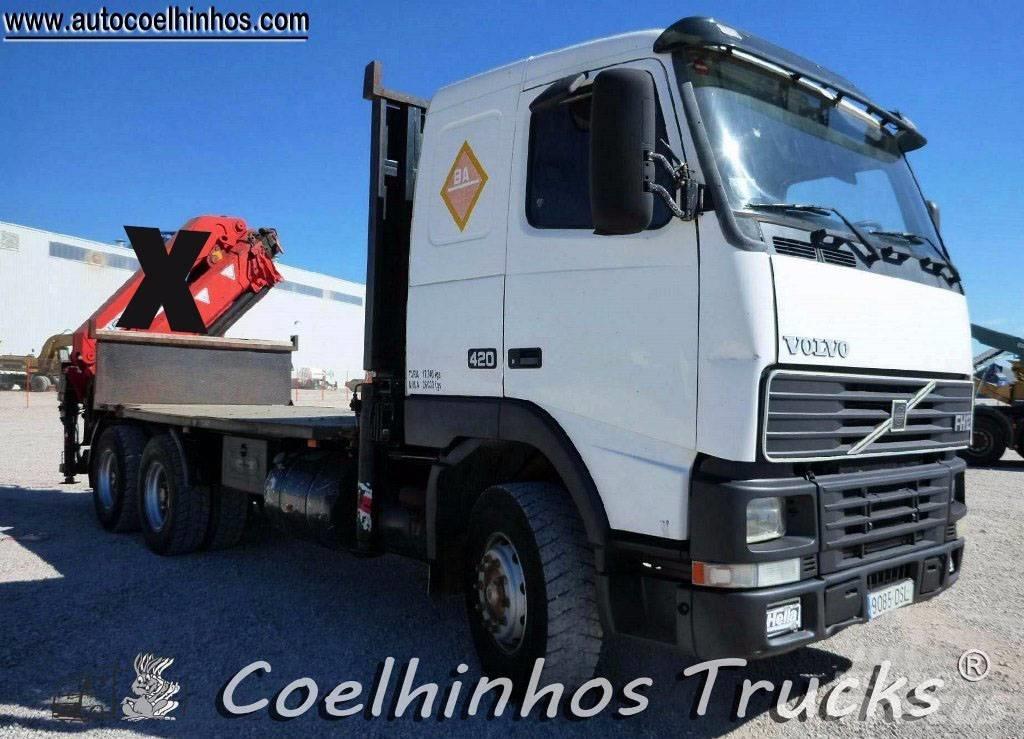 Volvo FH12 420 6x4 Flatbed / Dropside trucks