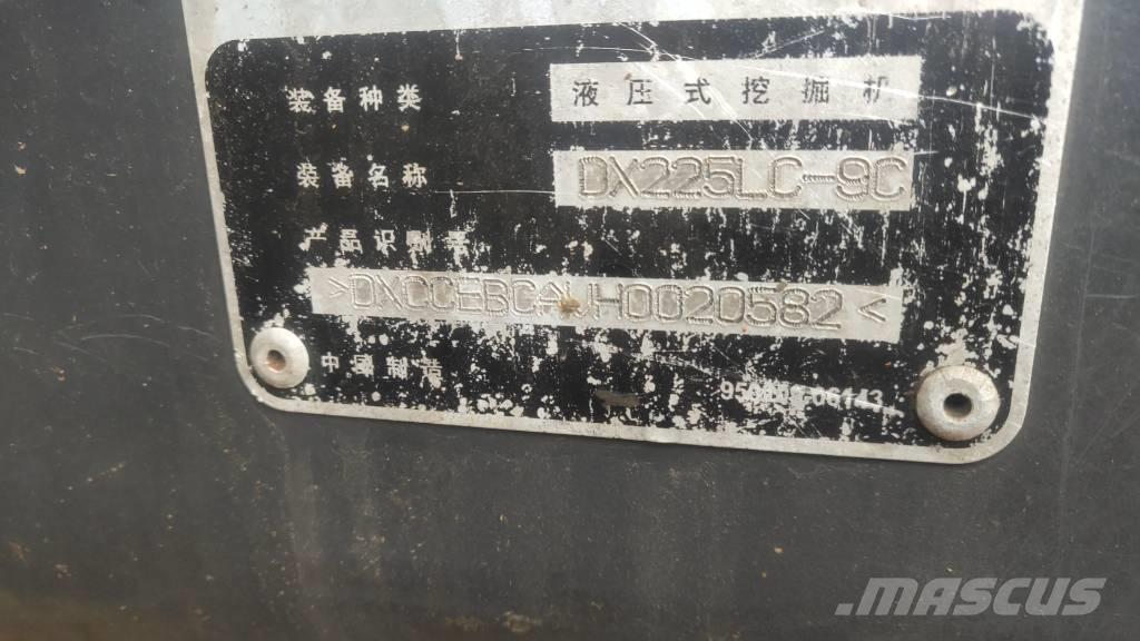 Doosan DX225LC-9C Crawler excavators