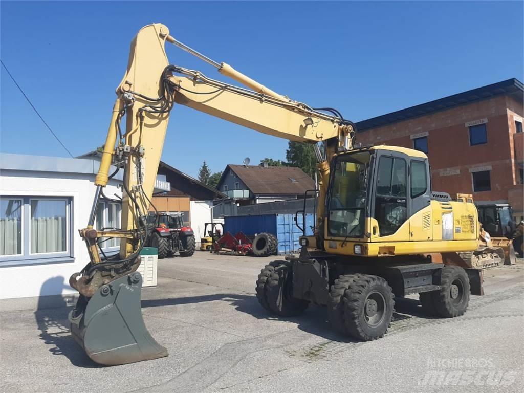 Komatsu PW180-7 Wheeled excavators