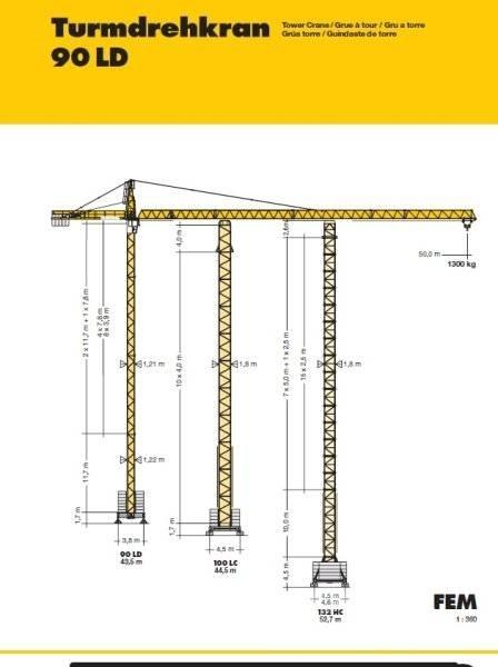 Liebherr 90 LD Tower cranes