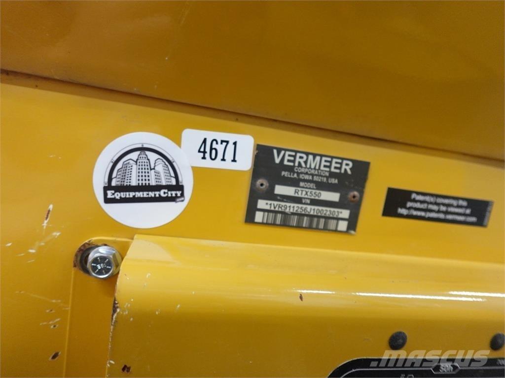 Vermeer RTX550 Trenchers