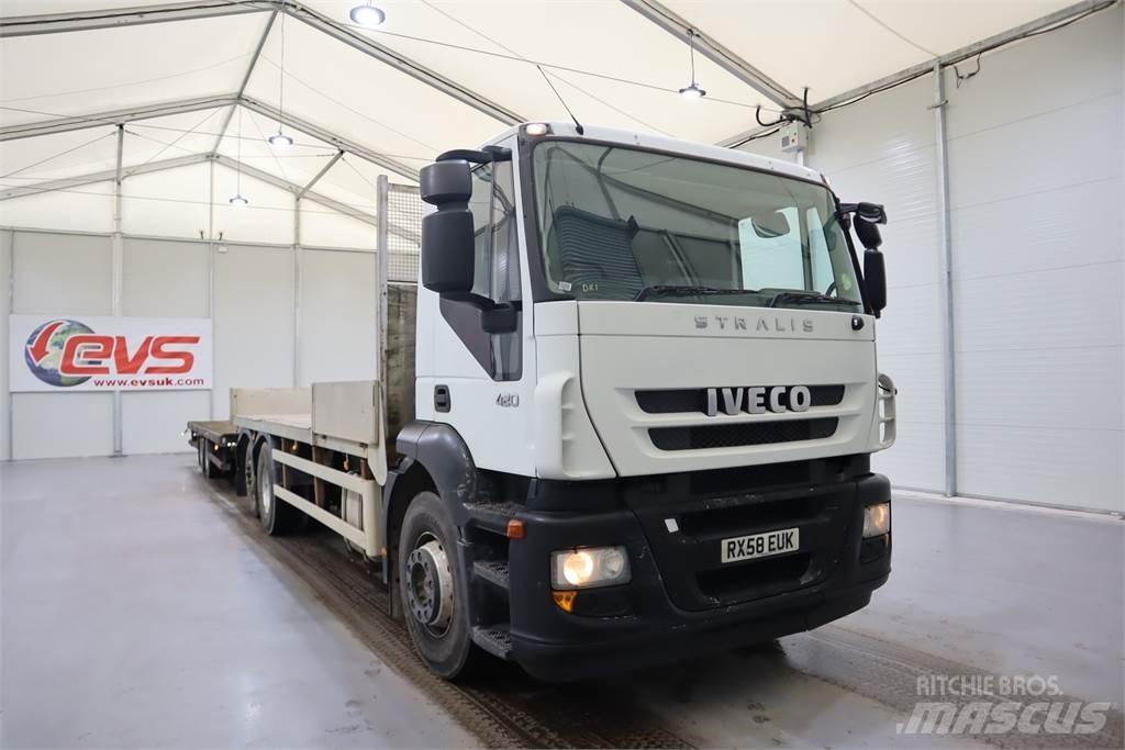 Iveco STRALIS 420 DRAWBAR Flatbed / Dropside trucks
