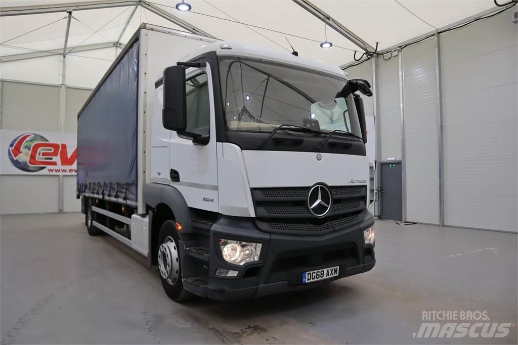 Mercedes-Benz ACTROS 1824 Curtain sider trucks