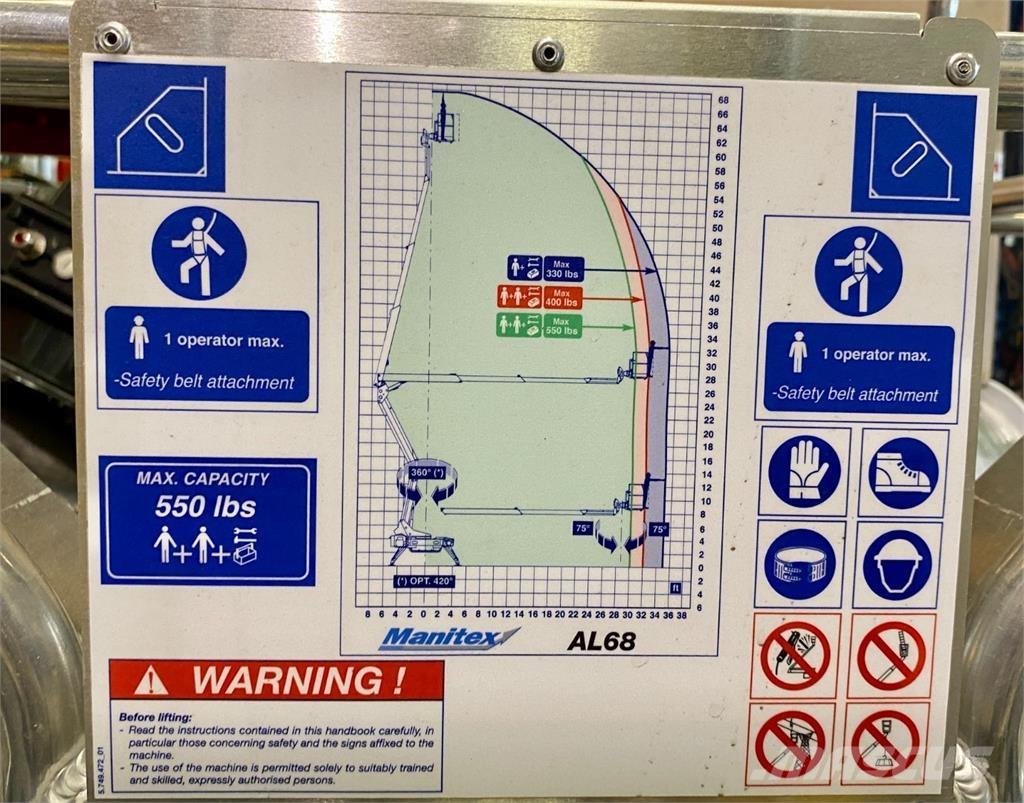 Manitex AL68 Used Personnel lifts and access elevators