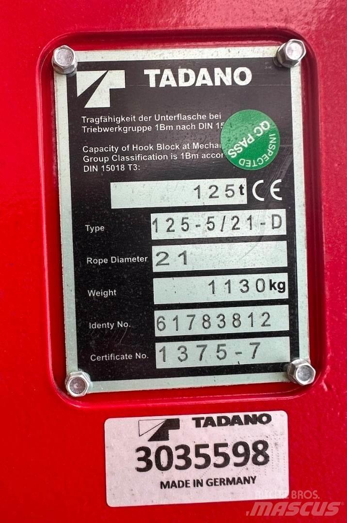 Tadano  Crane parts and equipment
