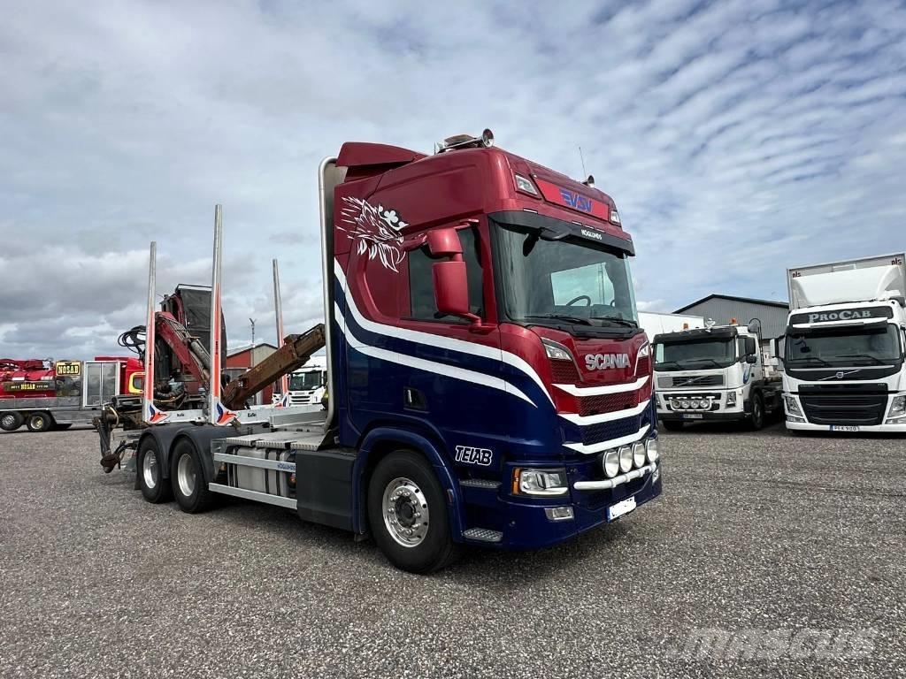 Scania R650B 6X4 NB Timber trucks
