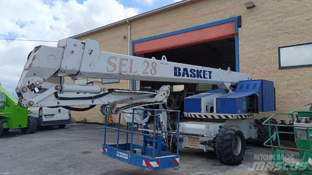  basket SEL 28 Telescopic boom lifts