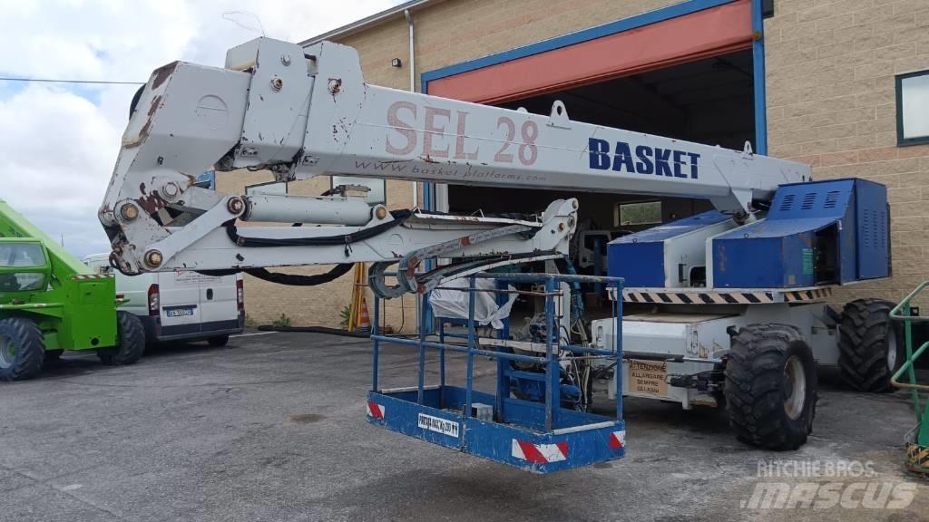  basket SEL 28 Telescopic boom lifts