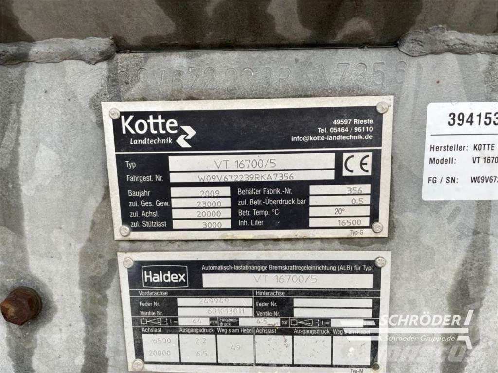 Kotte VT 16700 Slurry tankers