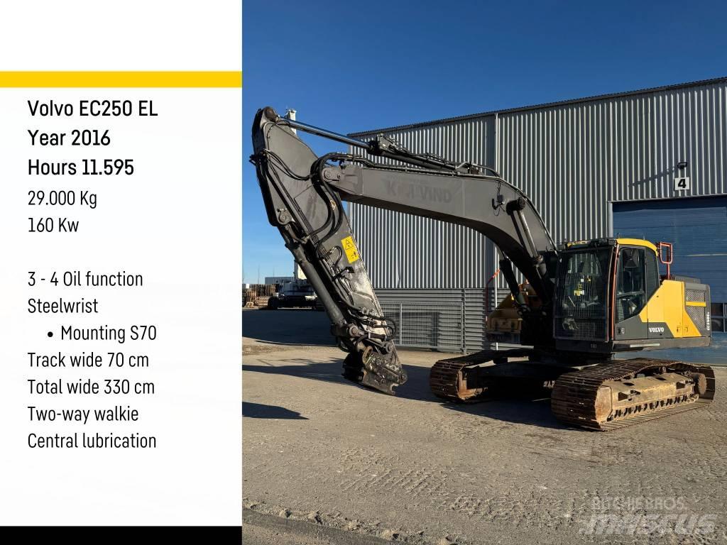 Volvo EC 250 EL Crawler excavators