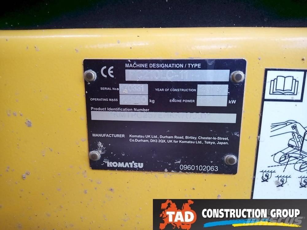Komatsu PC210LC-11 Crawler excavators