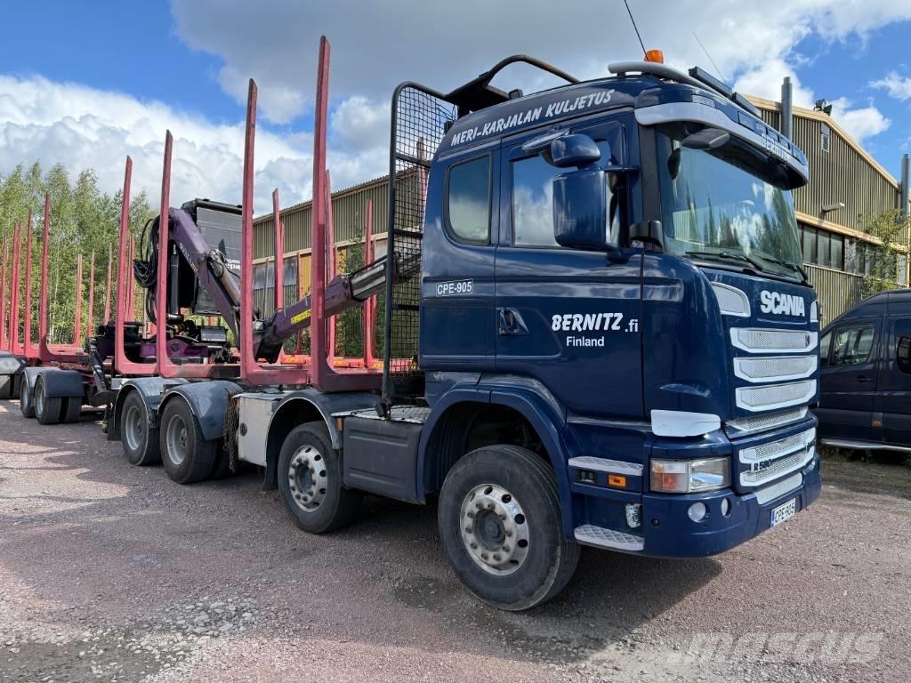 Scania R 580 Timber trucks