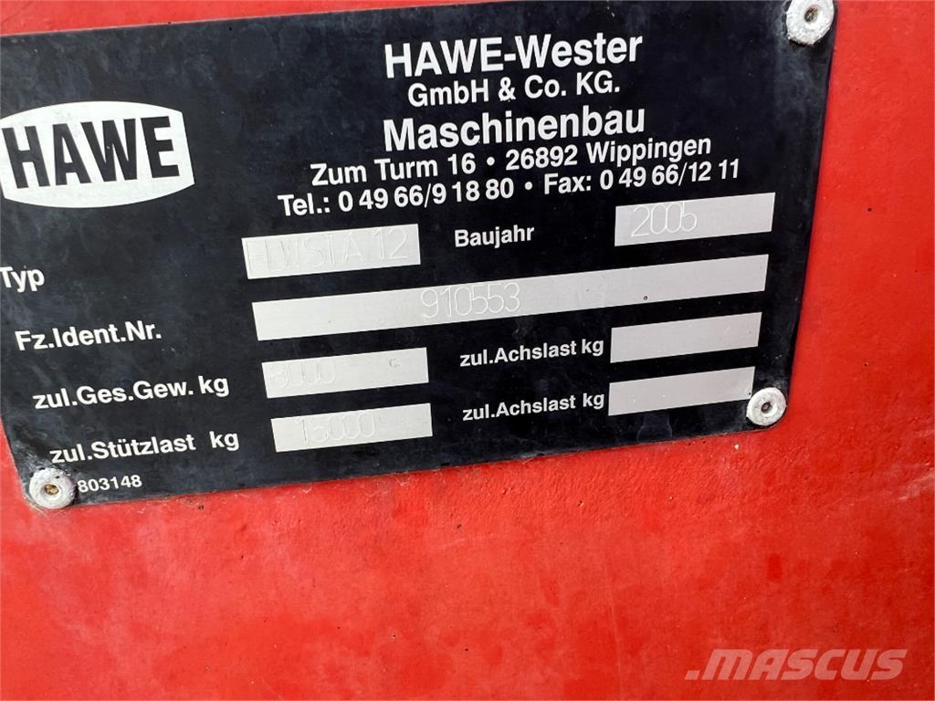 Hawe FDW-STA 12 Hopper equipment, blowers and elevators