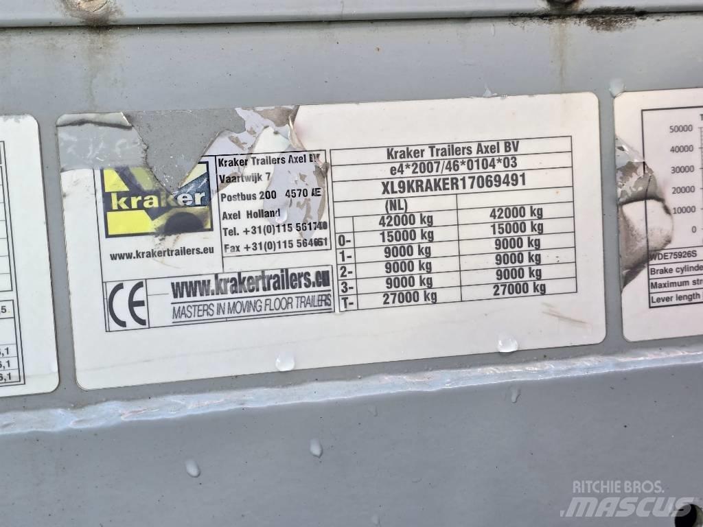 Kraker CF-200 Walking floor semi-trailers