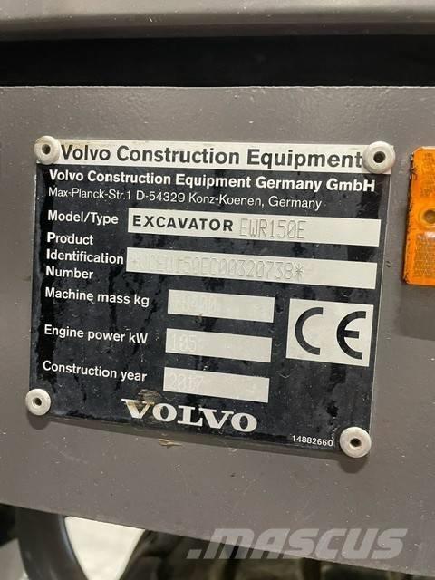 Volvo EWR150E Wheeled excavators
