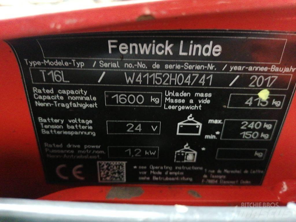Linde T16L Low lifter