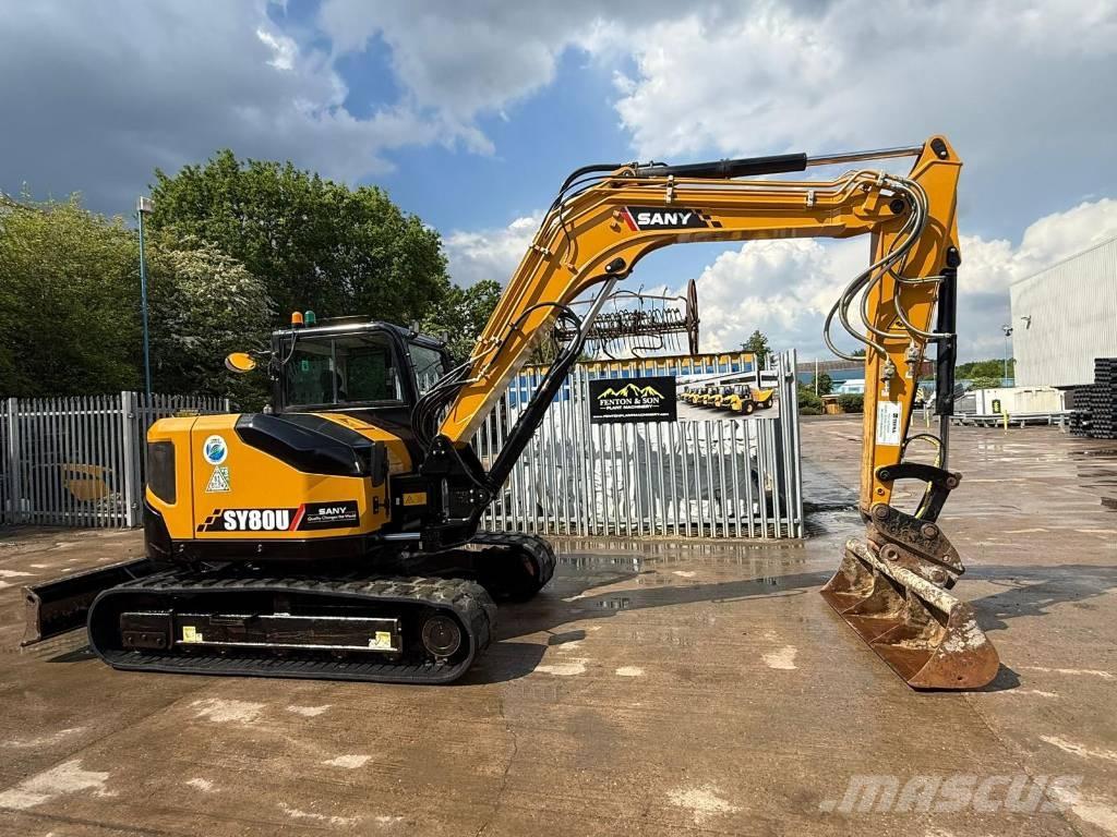 Sany SY 80 U Mini excavators  7t - 12t