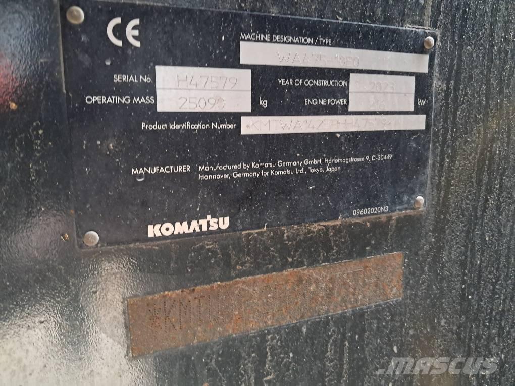 Komatsu WA475-10E0 Wheel loaders