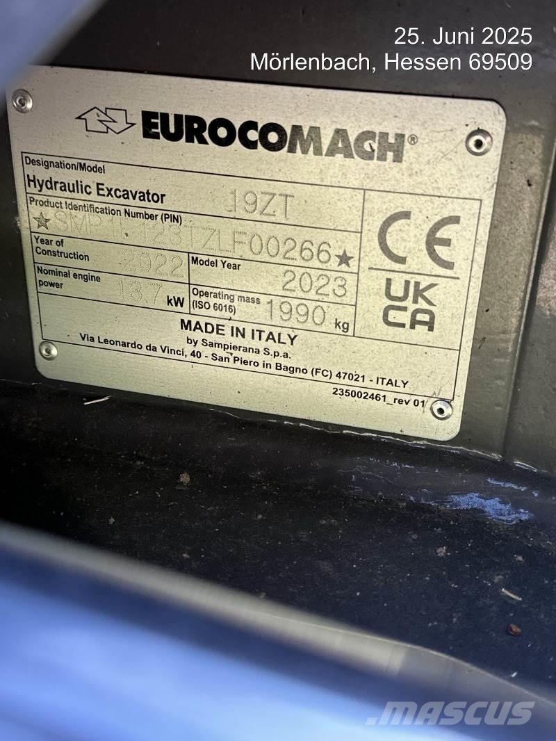 Eurocomach 19ZT Mini excavators < 7t (Mini diggers)
