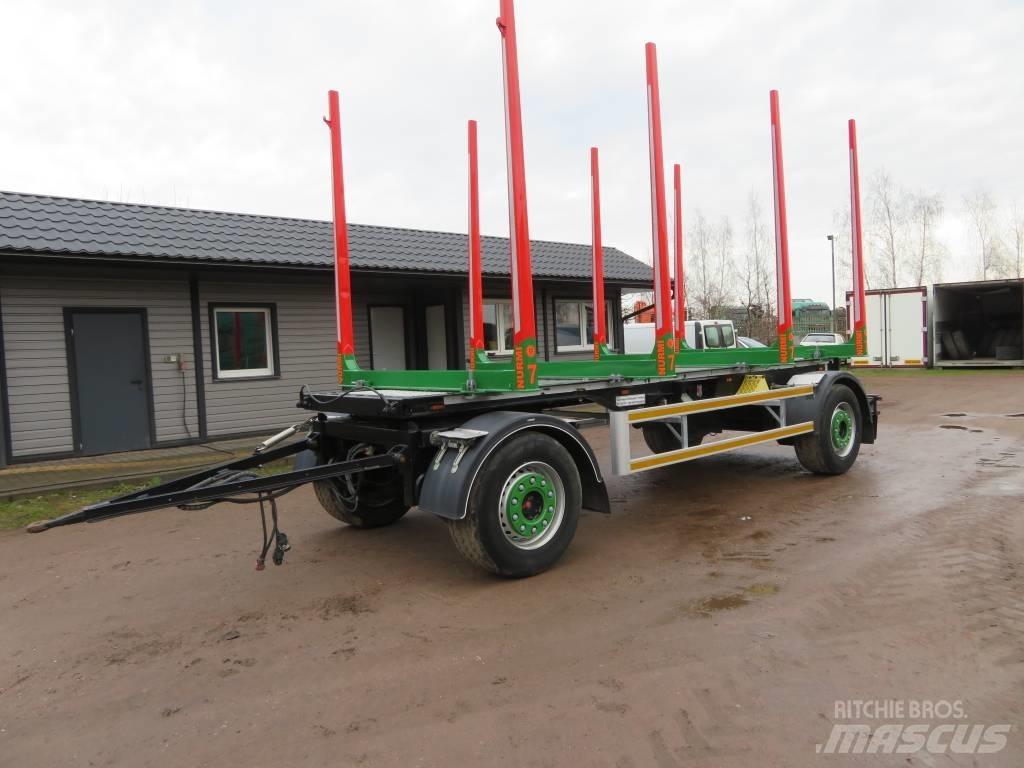  Rottger dwuosiowa Timber trailers