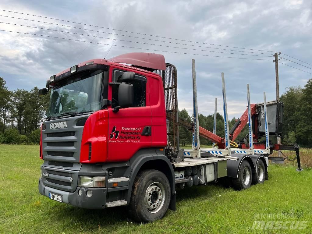 Scania R 500 Timber trucks