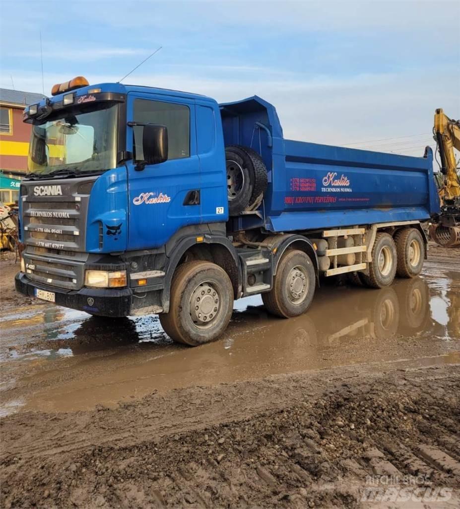 Scania R 420 8X4 Skip bin truck