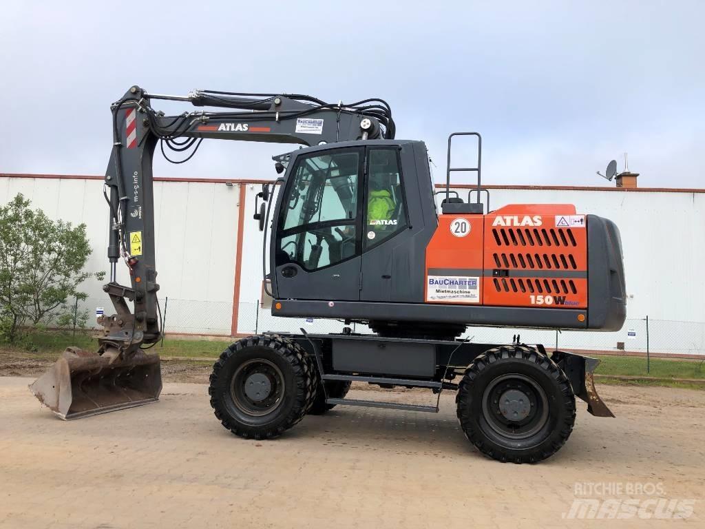 Atlas 150 W Wheeled excavators