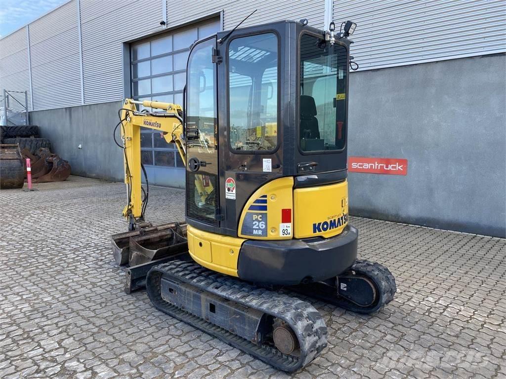 Komatsu PC26MR-3 Wheeled excavators