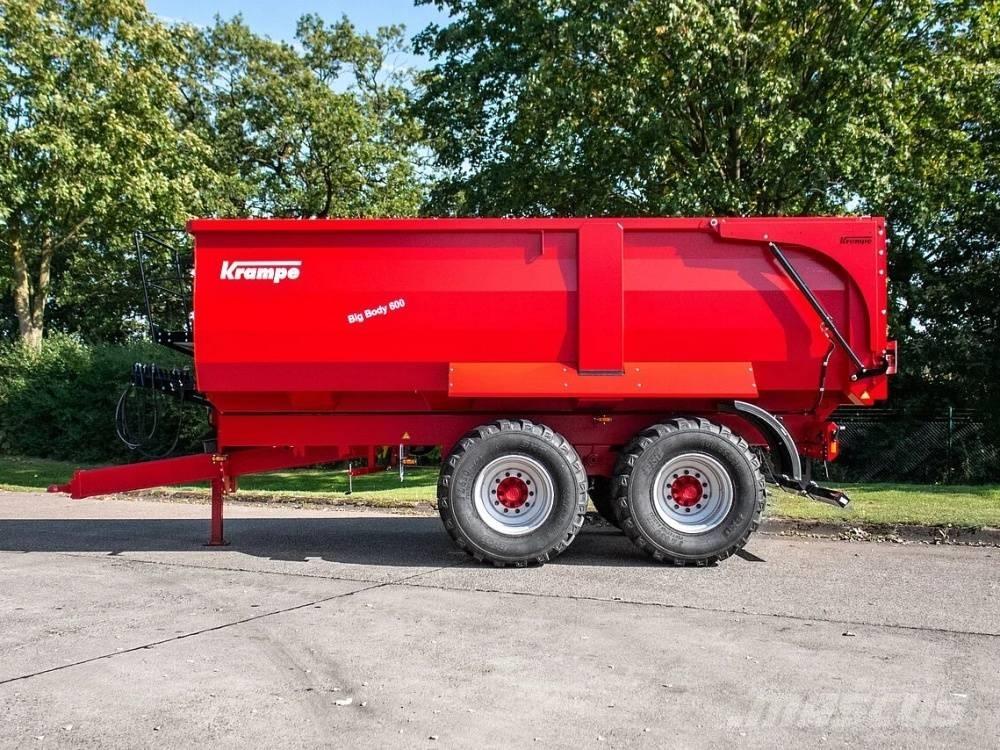 Krampe Big Body 600 Tipper trucks