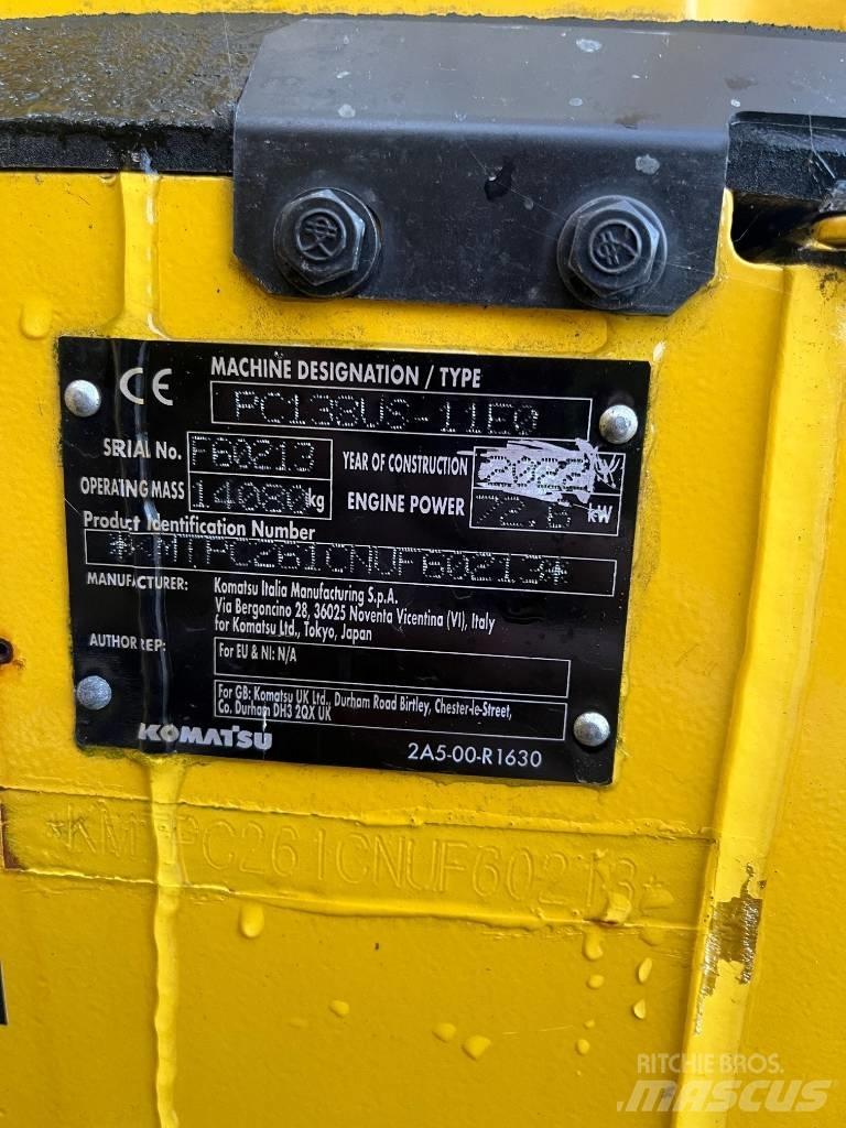 Komatsu PC138US-11 Crawler excavators