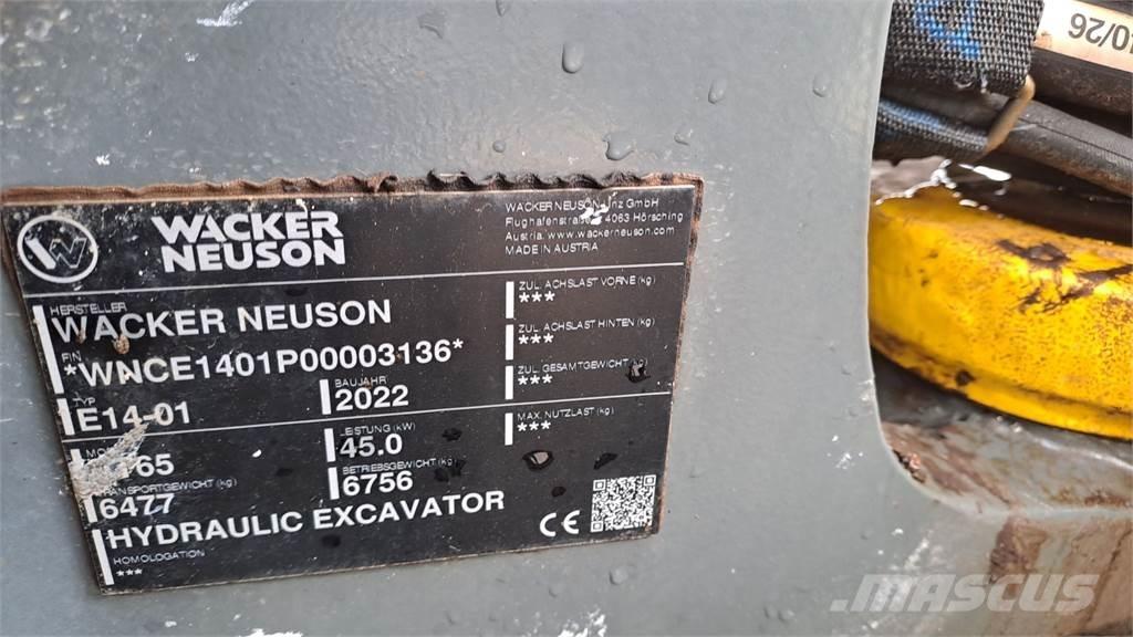 Wacker Neuson ET65 Crawler excavators