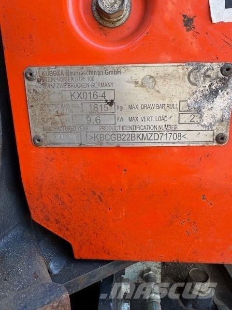 Kubota KX 016-4 Mini excavators < 7t (Mini diggers)