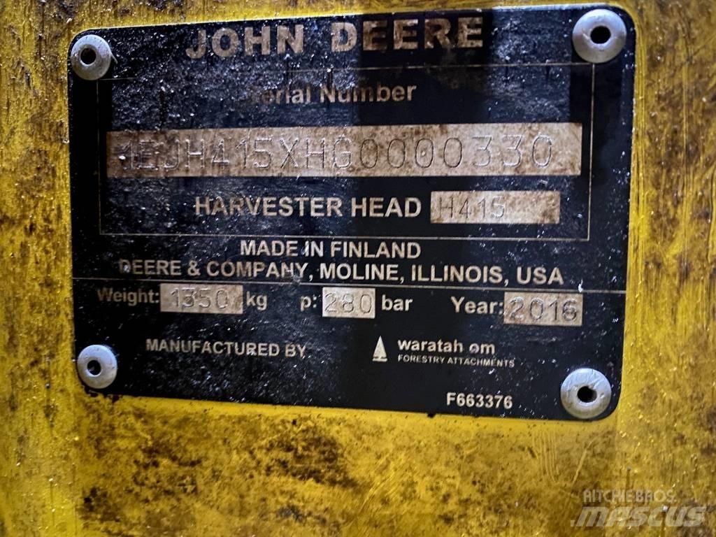 John Deere H 415 Harvester heads