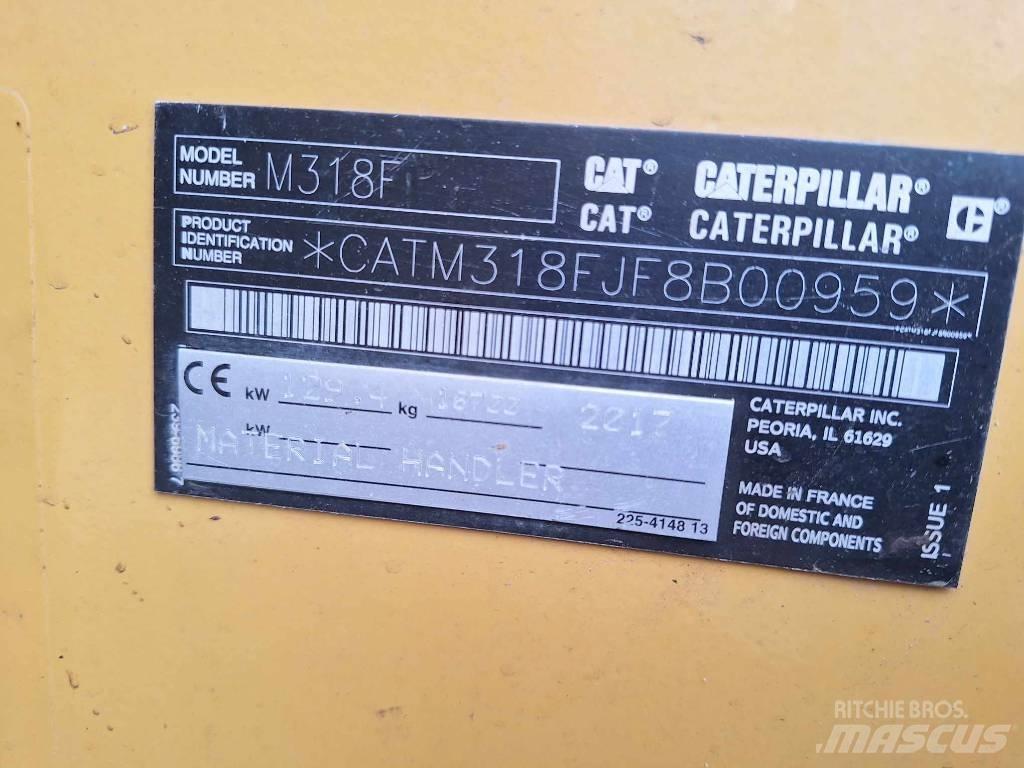 CAT M 318 F Wheeled excavators