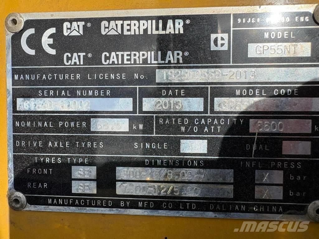 CAT GP55NT LPG trucks