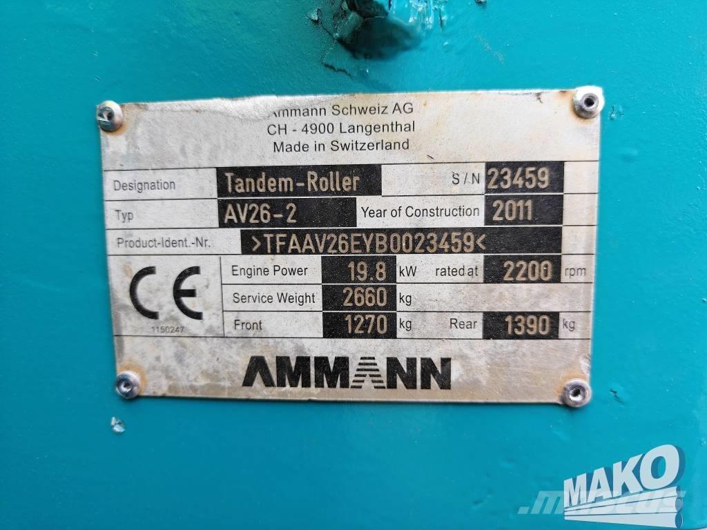 Ammann AV 26-2 Twin drum rollers