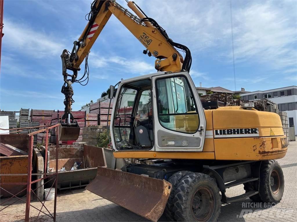 Liebherr A 314 Wheeled excavators