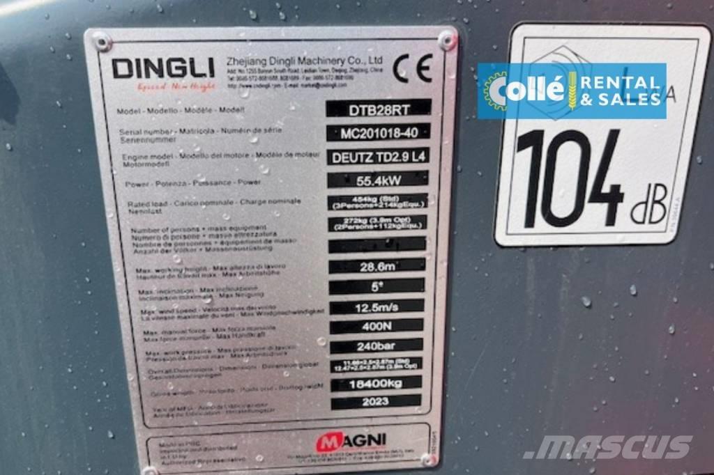 Magni DTB 28 RT | 2023 Telescopic boom lifts