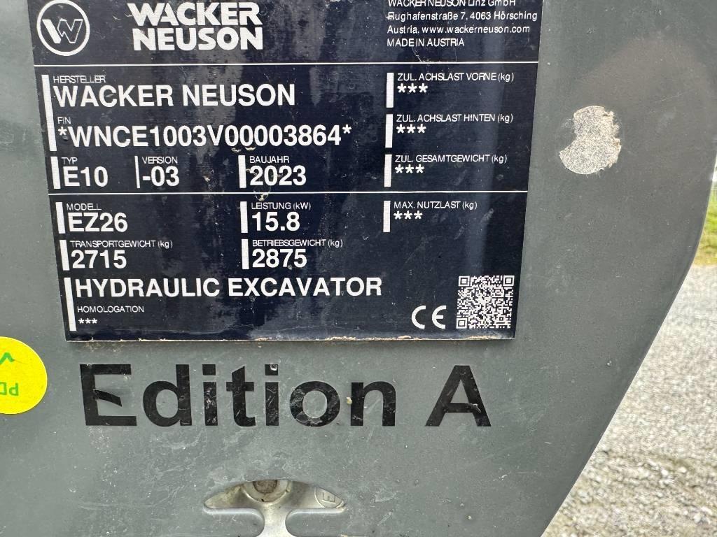 Wacker Neuson EZ26 Crawler excavators