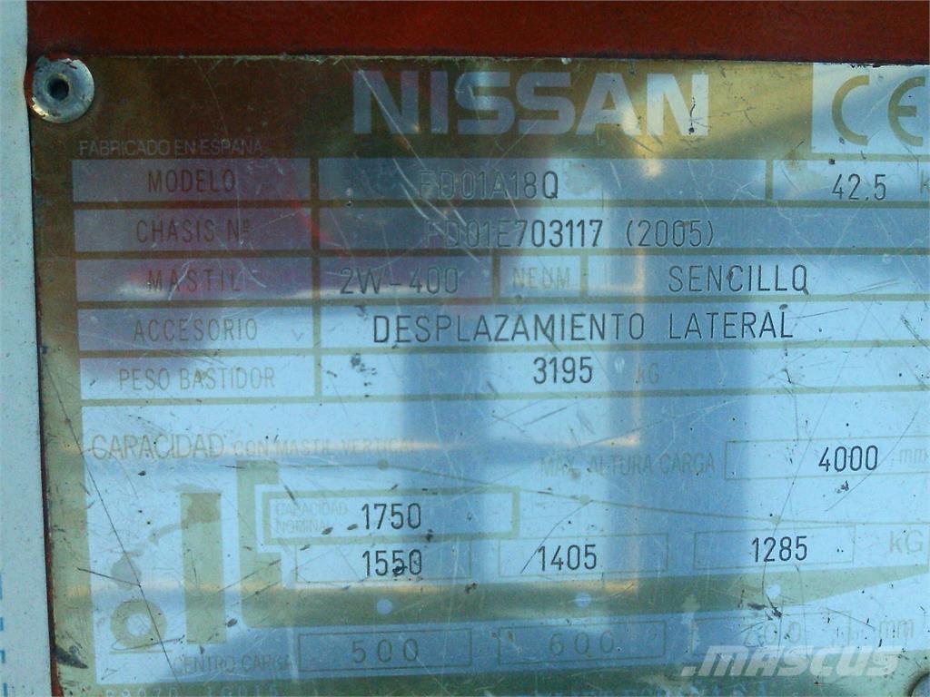 Nissan FD01A18Q Diesel trucks