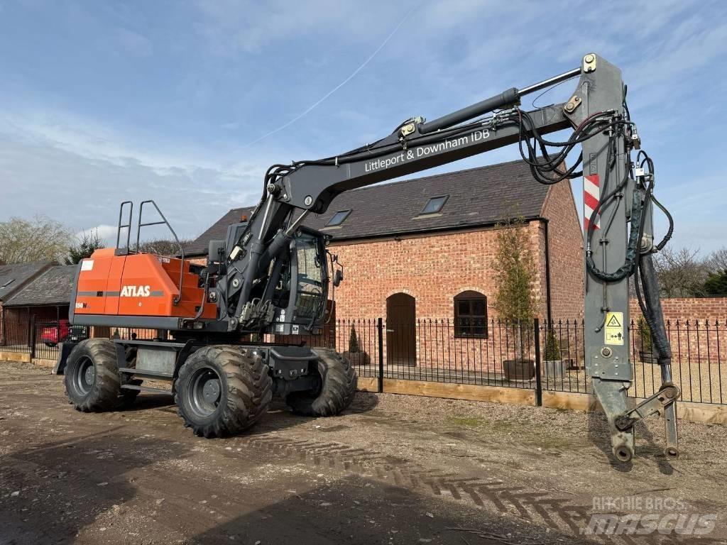 Atlas 150 W Wheeled excavators