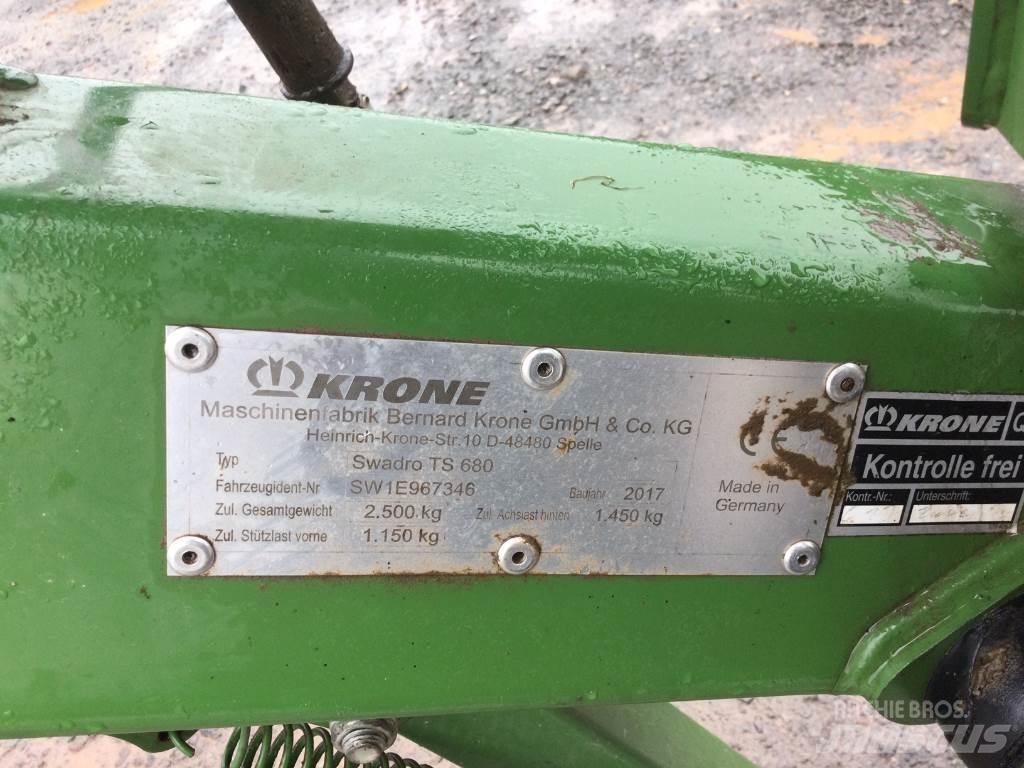 Krone Ts680 Windrowers