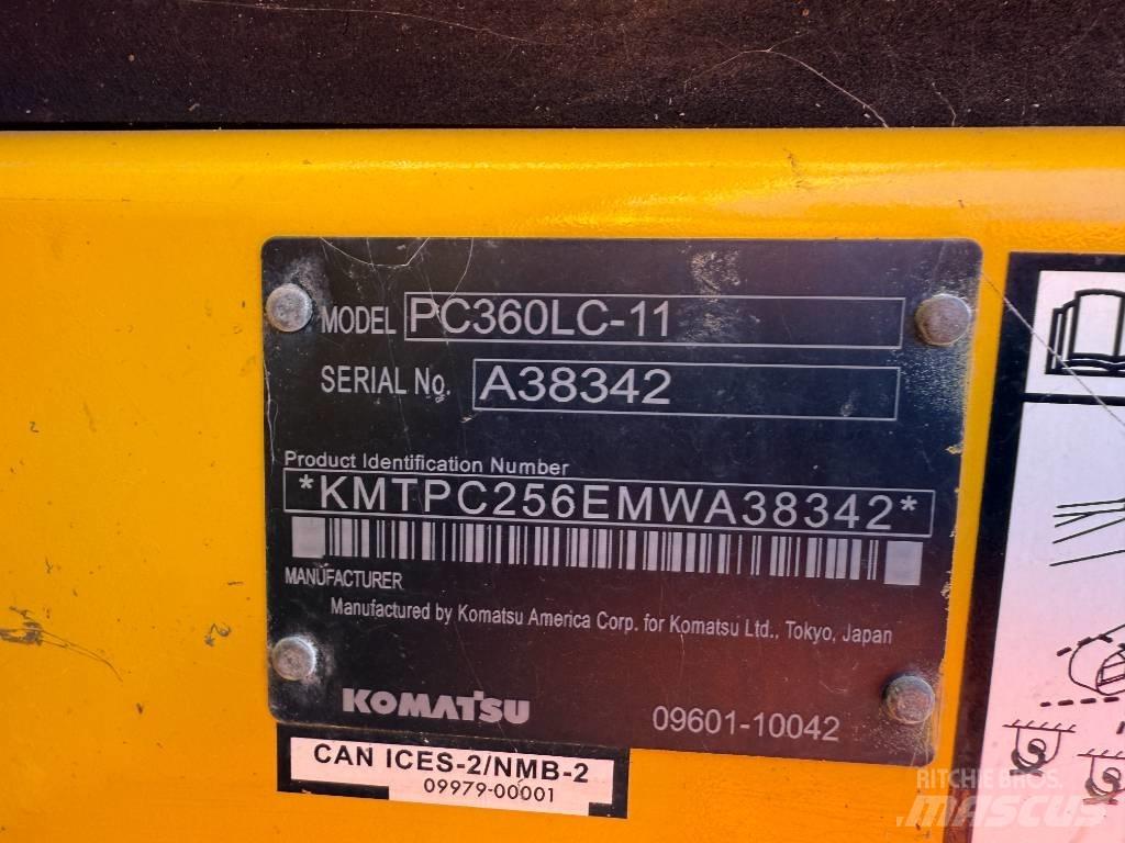 Komatsu PC360LC-11 Crawler excavators