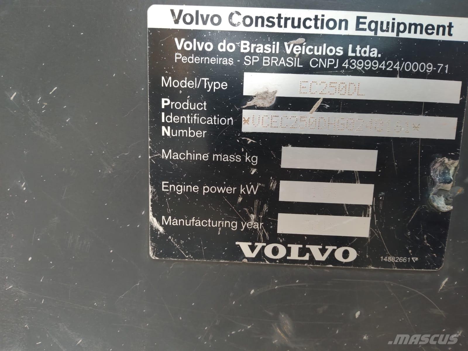 Volvo EC 250 D L Crawler excavators